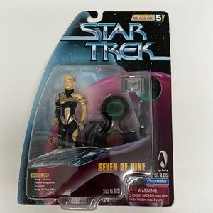 Star Trek Voyager Warp Factor Series Seven Of Nine Figure NIP Playmates 1998!